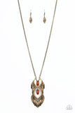 Summer SOUL-stice - Brown Necklace - Paparazzi Accessories