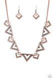 Giza Goals - Copper Necklace - Paparazzi Accessories