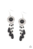 Dreams Can Come True - Black Earrings - Paparazzi Accessories