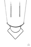 Egyptian Edge - Black Necklace - Paparazzi Accessories