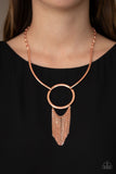 Pharaoh Paradise - Copper Necklace - Paparazzi Accessories
