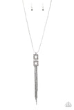 Times Square Stunner - Silver Necklace - Paparazzi Accessories