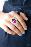 Secret Garden Glow - Pink Ring - Paparazzi Accessories
