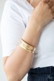 Basic Bauble - Gold Bracelet - Paparazzi Accessories