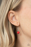 Recycled Refinement - Red Necklace - Paparazzi Accessories