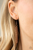 Dizzying Decor - Copper Necklace - Paparazzi Accessories