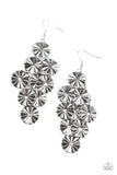 Star Spangled Shine - Silver Earrings - Paparazzi Accessories