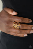 Fabulously Frosted - Copper Ring - Paparazzi Accessories