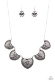 Garden Pixie - Silver Necklace - Paparazzi Accessories