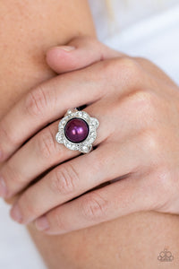 Ornamental Opulence - Purple Ring - Paparazzi Accessories