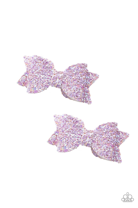 Sprinkle On The Sequins - Purple Hair Clip - Paparazzi Accessories