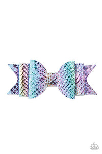 bow-your-mind-blue-hair-clip-paparazzi-accessories