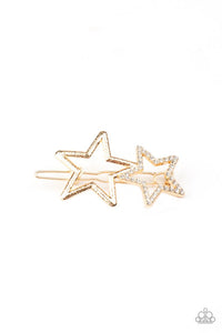 lets-get-this-party-star-ted-gold-hair-clip-paparazzi-accessories