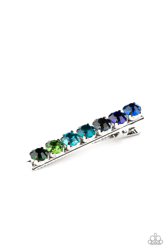 Bedazzling Beauty - Multi Hair Clip - Paparazzi Accessories