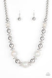 Twinkle Twinkle, Im The Star - White Necklace - Paparazzi Accessories