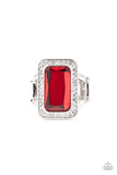 Crown Jewel Jubilee - Red Ring - Paparazzi Accessories