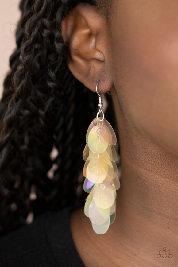 Stellar In Sequins - Multi Earrings - Paparazzi Accessories