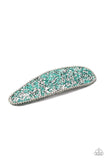 Didnt HAIR It From Me - Green Hair Clip - Paparazzi Accessories