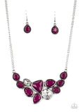 Breathtaking Brilliance - Purple Necklace - Paparazzi Accessories
