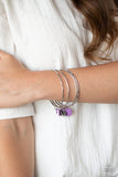 Prairie Plains - Purple Bracelet - Paparazzi Accessories