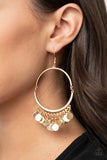 Speed of SPOTLIGHT - Gold Earrings - Paparazzi Accessories