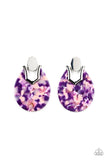 haute-flash-purple-post earrings-paparazzi-accessories