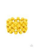 tiki-tropicana-yellow-bracelet-paparazzi-accessories