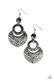 Shimmer Suite - Black Earrings - Paparazzi Accessories