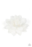 summer-is-in-the-air-white-hair clip-paparazzi-accessories