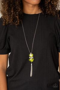 Runway Rival - Green Necklace - Paparazzi Accessories