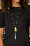 Runway Rival - Green Necklace - Paparazzi Accessories