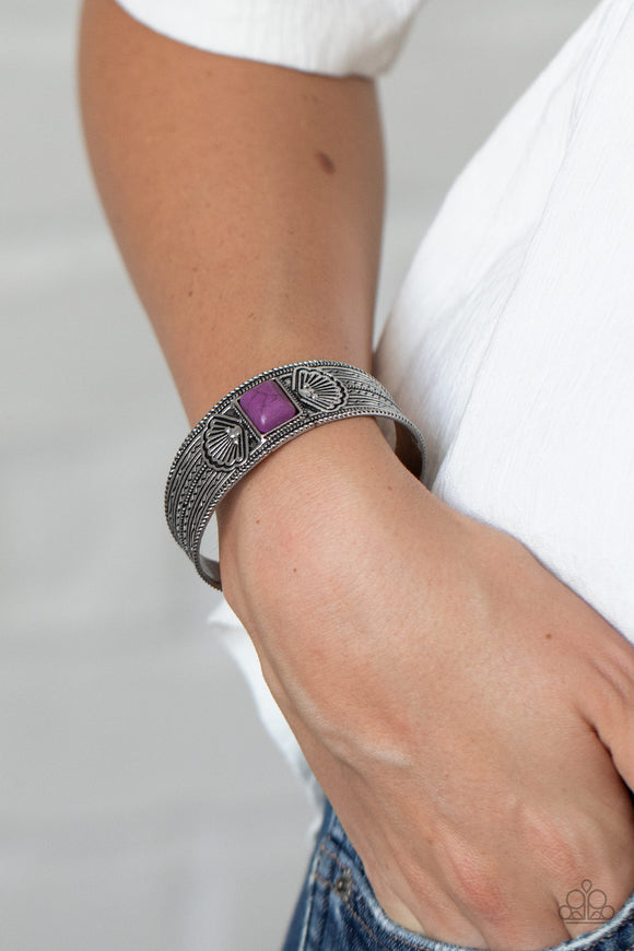 Ocean Mist - Purple Bracelet - Paparazzi Accessories