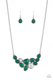 Breathtaking Brilliance - Green Necklace - Paparazzi Accessories