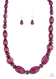 High Alert - Purple Necklace - Paparazzi Accessories