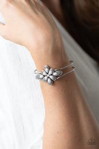 go-with-the-florals-silver-bracelet-paparazzi-accessories