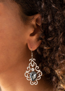 Happily Ever AFTERGLOW - Silver Earrings - Paparazzi Accessories