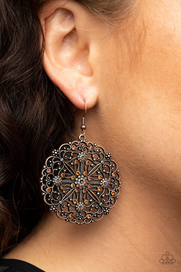 oh-mandala-copper-earrings-paparazzi-accessories