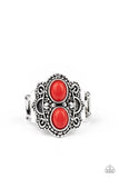 Eco Essence - Red Ring - Paparazzi Accessories