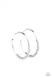 Imprinted Intensity - Silver Earrings - Paparazzi Accessories