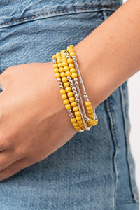 bead-between-the-lines-yellow-bracelet-paparazzi-accessories