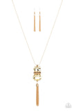 Runway Rival - Yellow Necklace - Paparazzi Accessories
