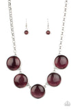 Ethereal Escape - Purple Necklace - Paparazzi Accessories