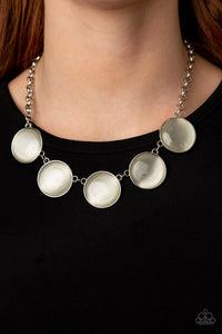 Ethereal Escape - White Necklace - Paparazzi Accessories