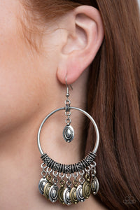 Metallic Harmony - Multi Earrings - Paparazzi Accessories
