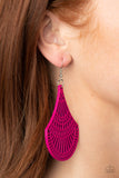 Tropical Tempest - Pink Earrings - Paparazzi Accessories