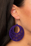 SEA Le Vie! - Purple Earrings - Paparazzi Accessories
