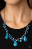 Seaside Solstice - Blue Necklace - Paparazzi Accessories