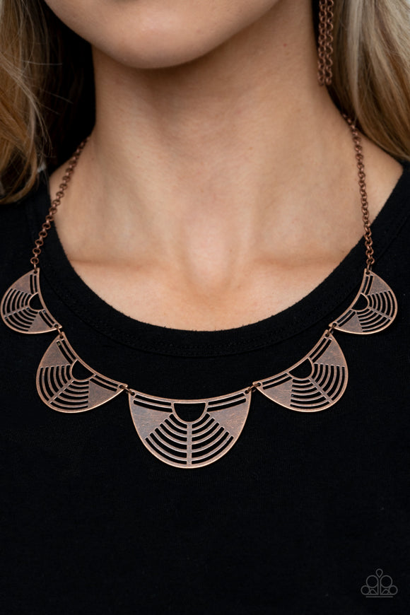 Record-Breaking Radiance - Copper Necklace - Paparazzi Accessories