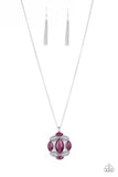 Chromatic Cache - Purple Necklace - Paparazzi Accessories