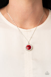 Trademark Twinkle - Red Necklace - Paparazzi Accessories